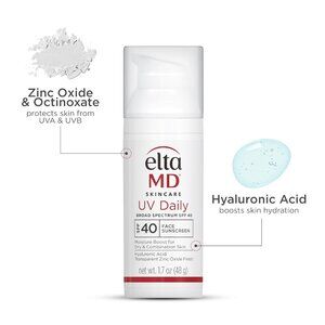 🌞 EltaMD UV Daily SPF 40 Face Sunscreen Moisturizer – 1.7 oz 🌞NIB